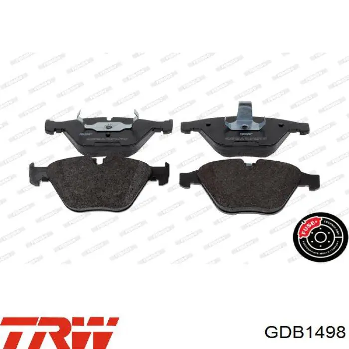 GDB1498 TRW Колодки передние