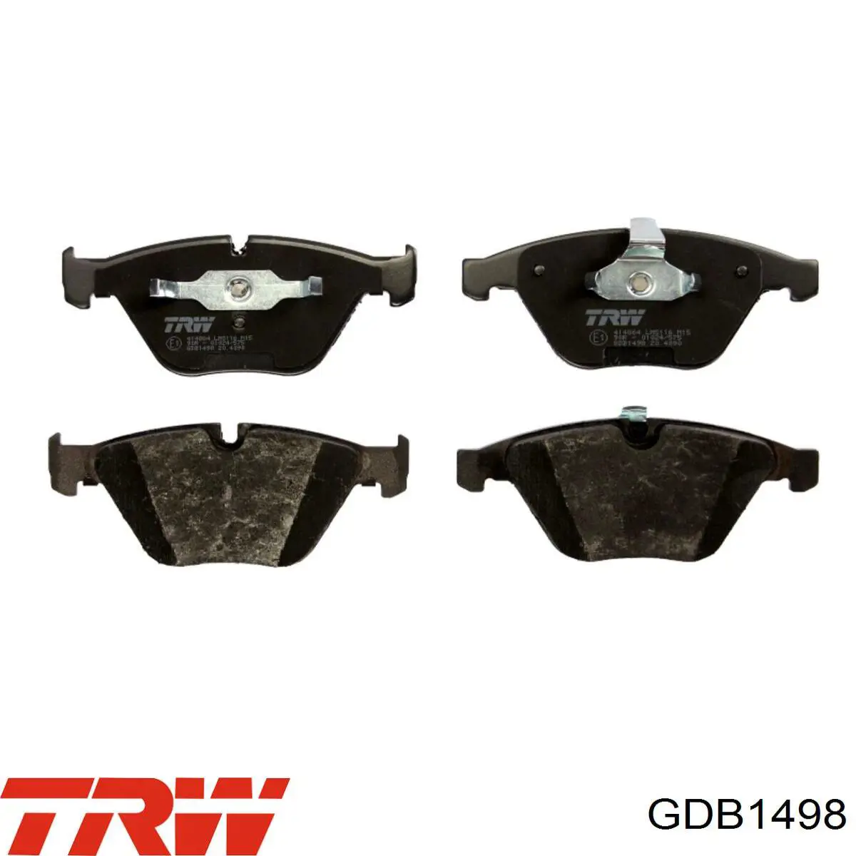 Передние тормозные колодки GDB1498 TRW