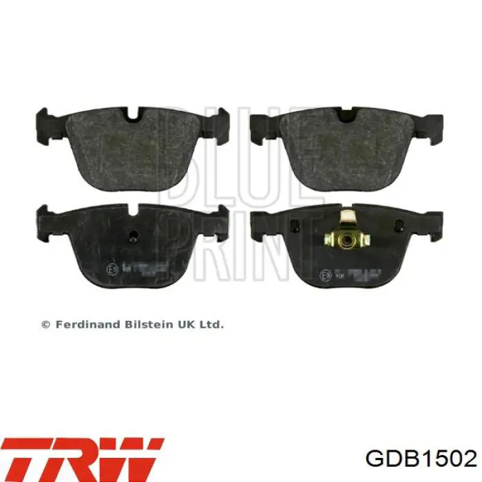 Колодки дисковые  TRW GDB1502 цена, от 49.20 USD