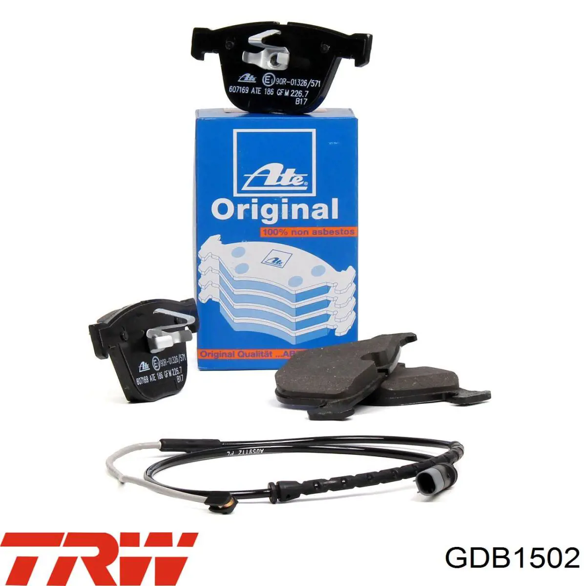 Купить GDB1502 TRW Колодки тормозные задние, дисковые