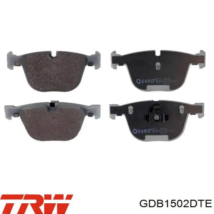Колодки дисковые  TRW GDB1502DTE цена, от 43.57 USD