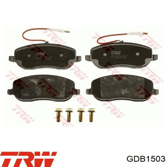 Купить GDB1503 TRW Колодки тормозные