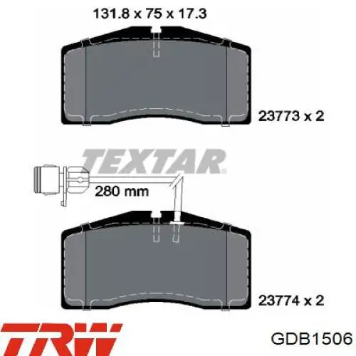 Купить FDB1509 Ferodo Колодки тормозные