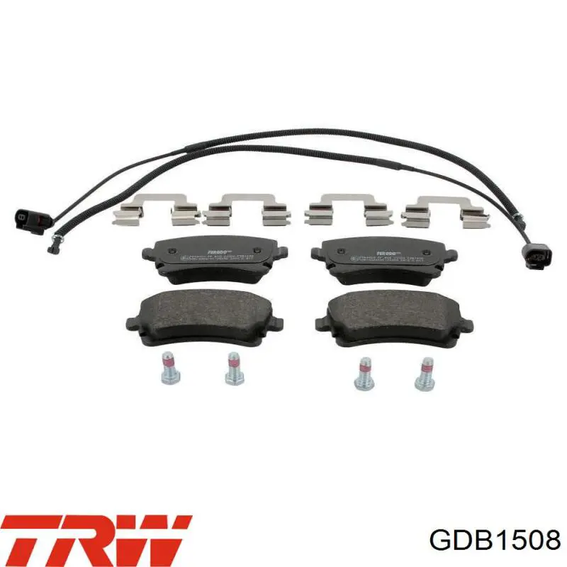 GDB1508 TRW Колодки тормозные дисковые комплект