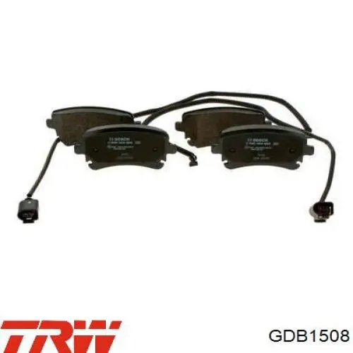 Задние тормозные колодки GDB1508 TRW
