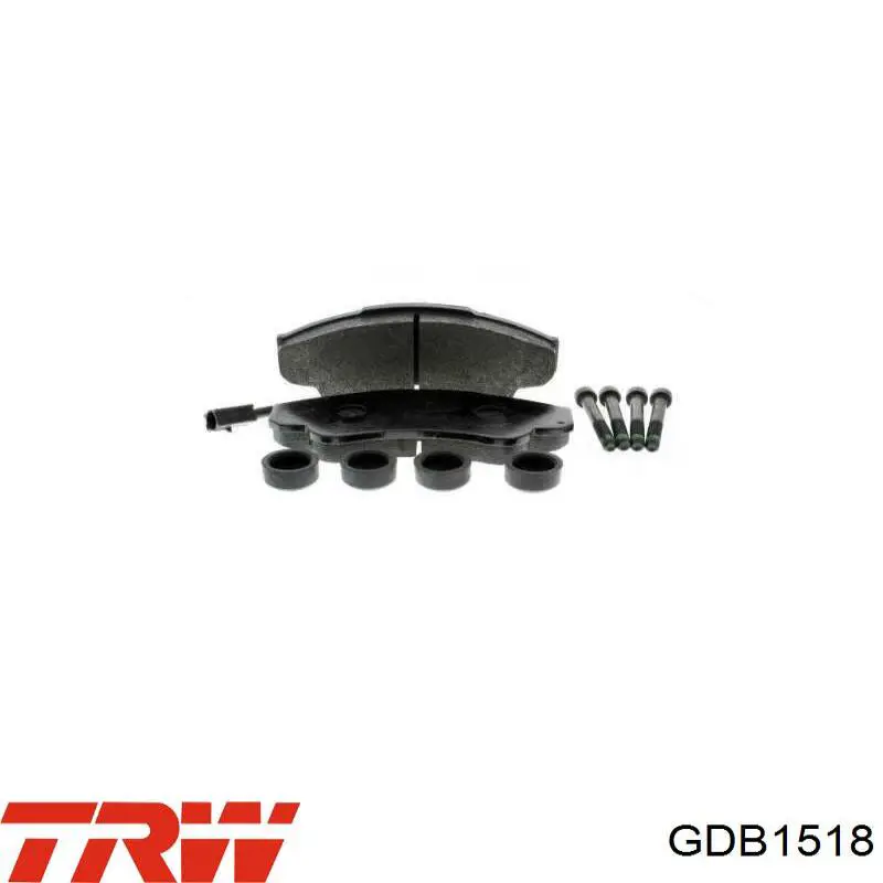 Купить GDB1518 TRW Колодки тормозные