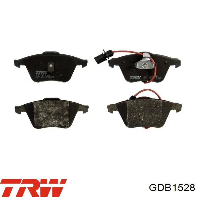 Купить GDB1528 TRW Колодки тормозные