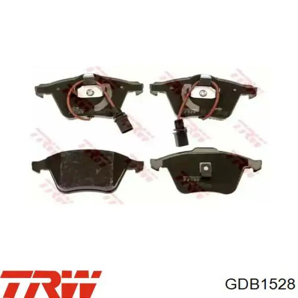 Купить GDB1528 TRW Колодки тормозные