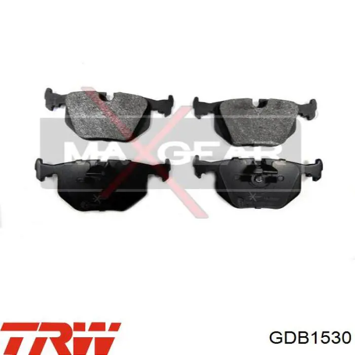 Задние тормозные колодки GDB1530 TRW