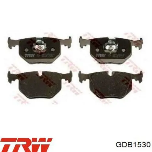 Задние тормозные колодки GDB1530 TRW