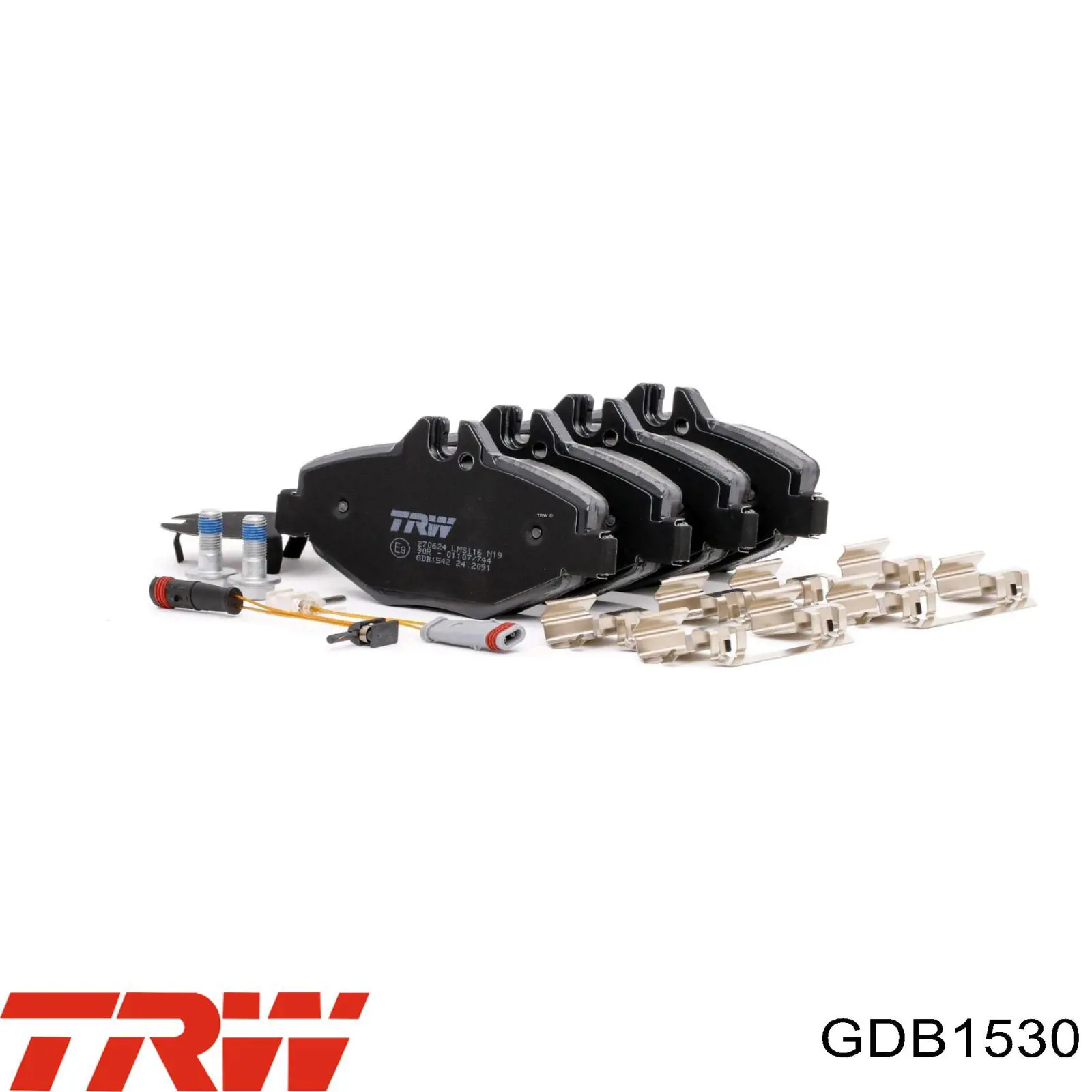 Купить GDB1530 TRW Колодки тормозные задние, дисковые