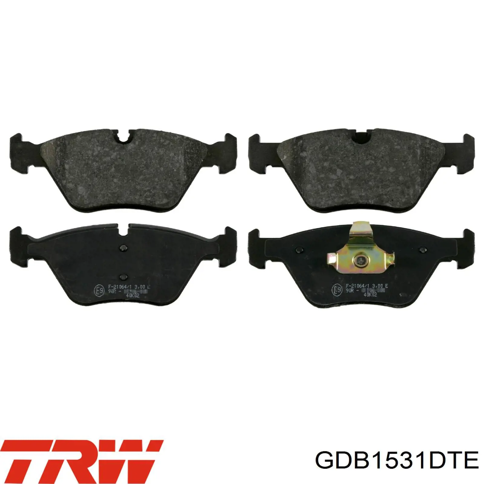 Колодки TRW GDB1531DTE цена, от 47.89 USD