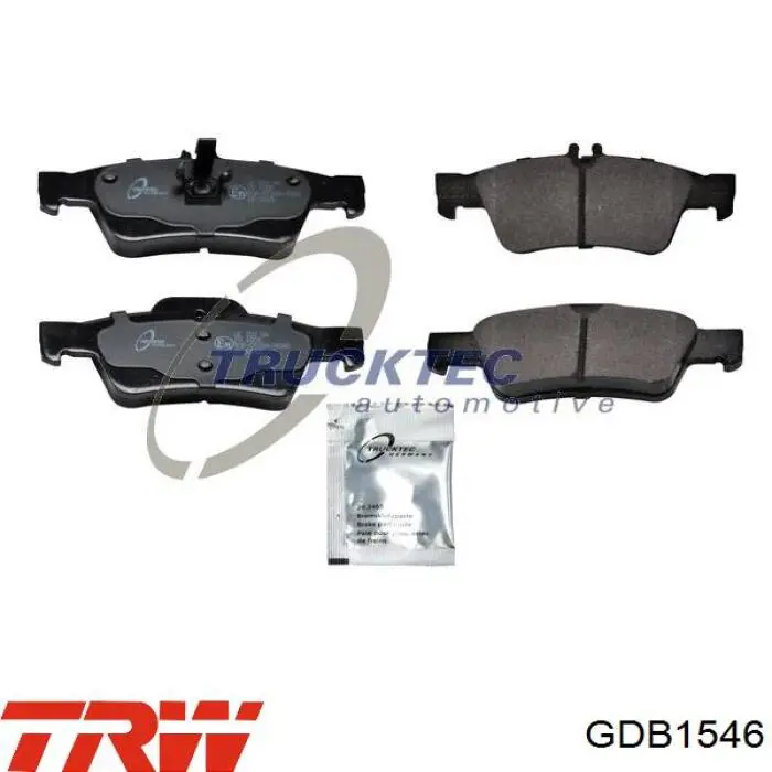 Колодки дисковые  TRW GDB1546 цена, от 32.50 USD
