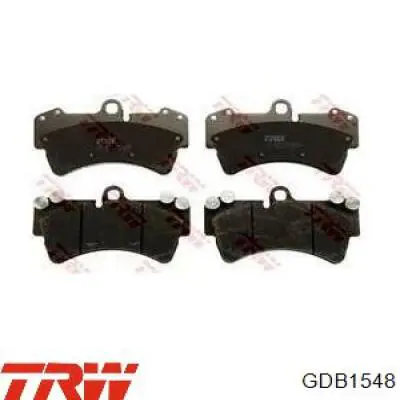 Передние тормозные колодки GDB1548 TRW