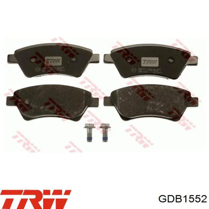 Передние тормозные колодки GDB1552 TRW