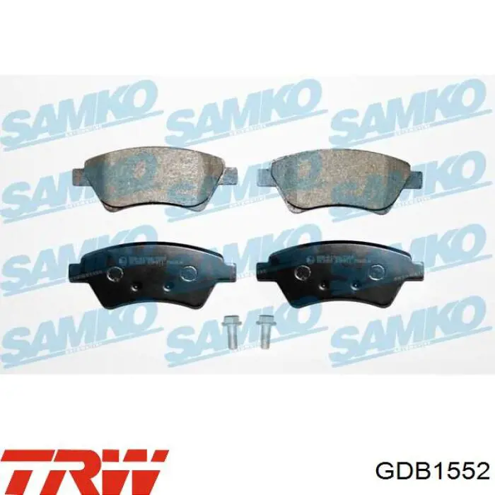 Тормозные колодки TRW GDB1552
