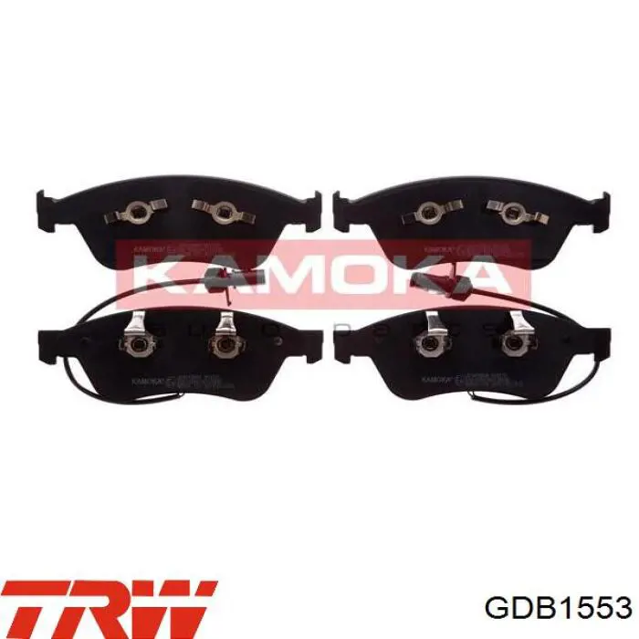 Передние тормозные колодки GDB1553 TRW