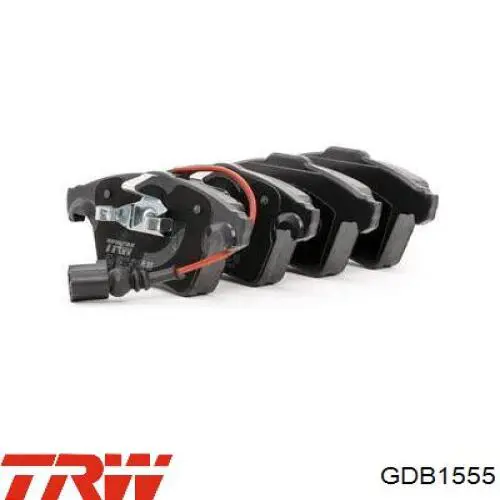 Купить GDB1555 TRW Колодки тормозные
