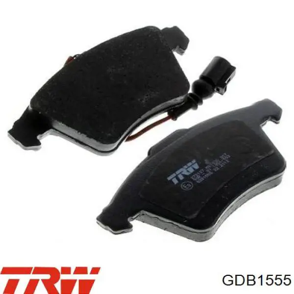 GDB1555 TRW Колодки передние