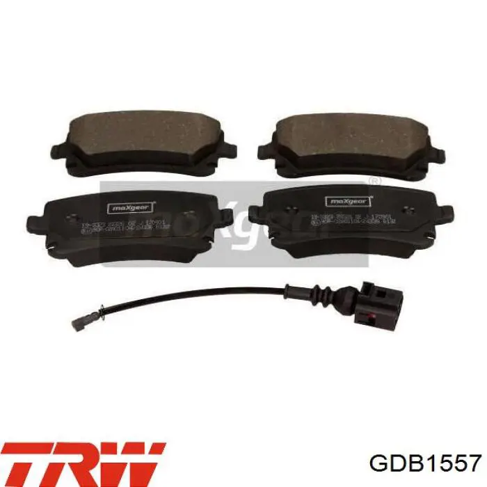 GDB1557 TRW Колодки тормозные дисковые комплект