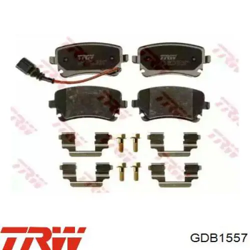 Купить GDB1557 TRW Колодки тормозные задние, дисковые