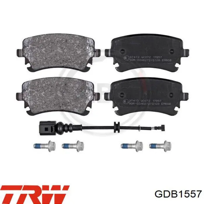 Задние тормозные колодки GDB1557 TRW
