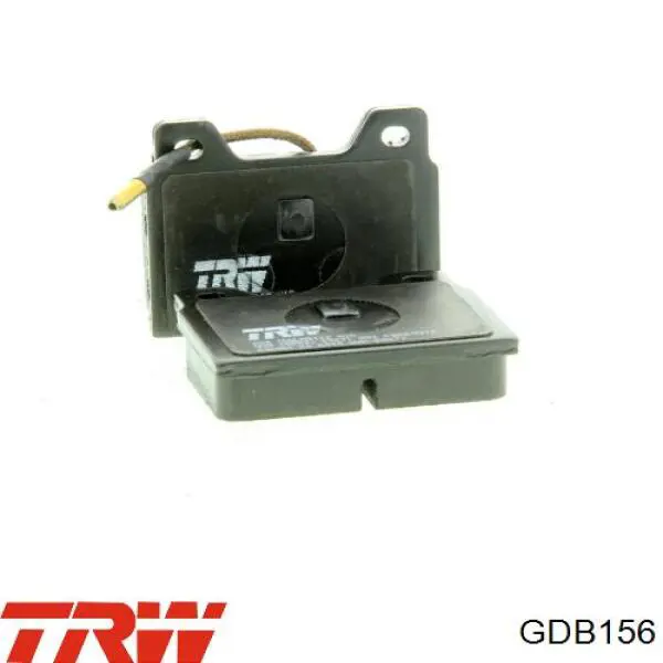 GDB156 TRW колодки тормозные задние дисковые