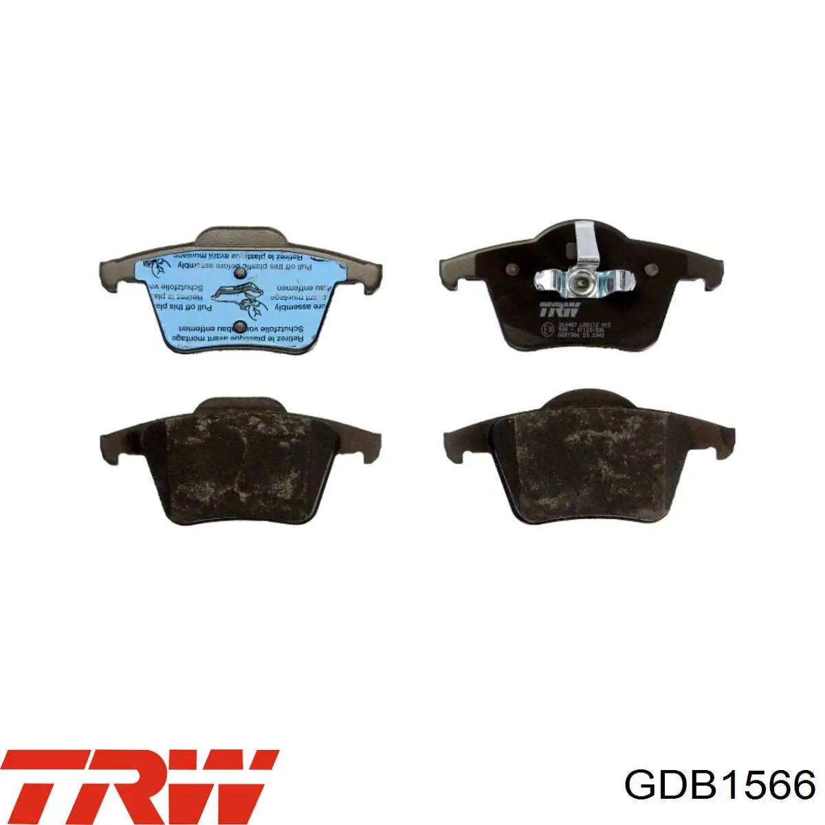 Купить 986494102 Bosch Колодки тормозные задние, дисковые