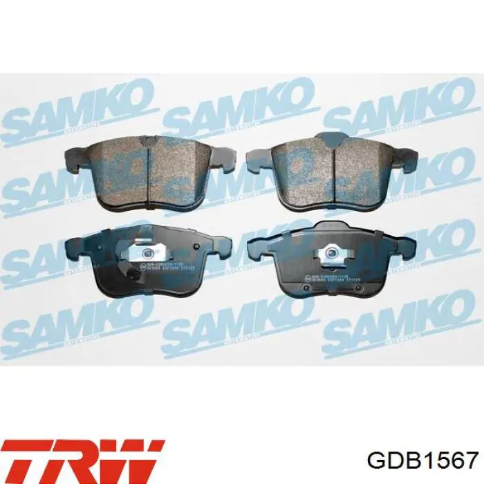Передние тормозные колодки 322721 Daco