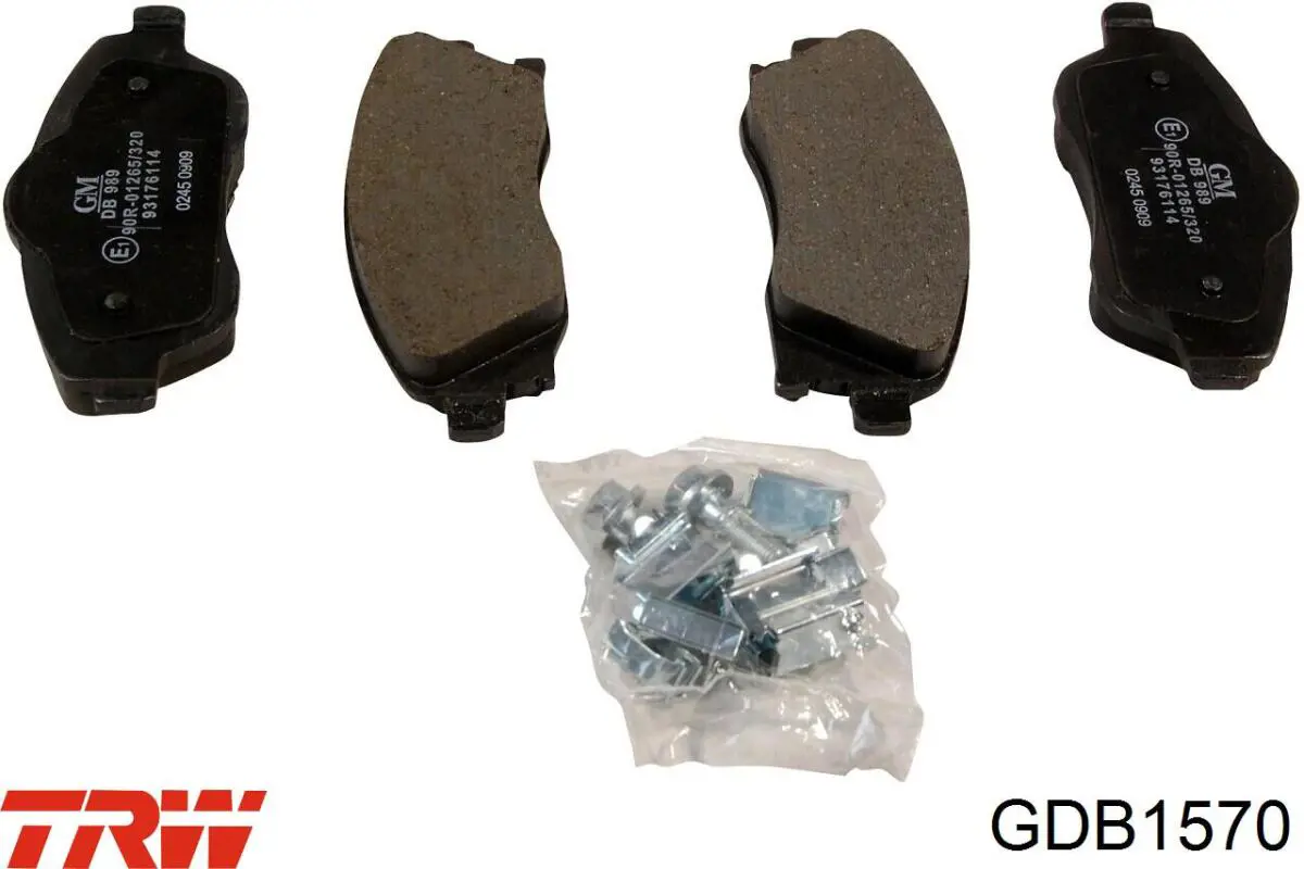 Тормозные колодки TRW GDB1570