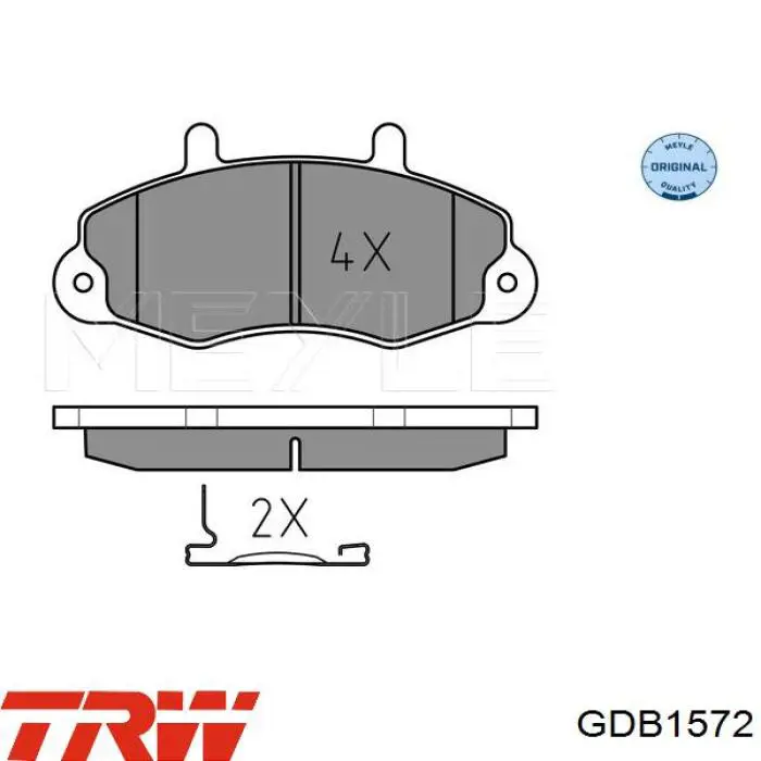 Передние тормозные колодки T120761 Ford