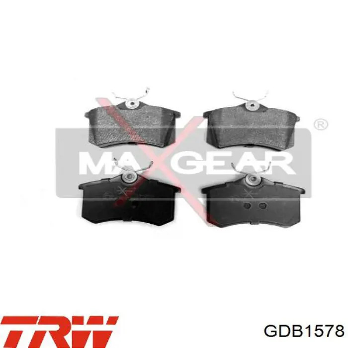 Задние дисковые колодки TRW GDB1578