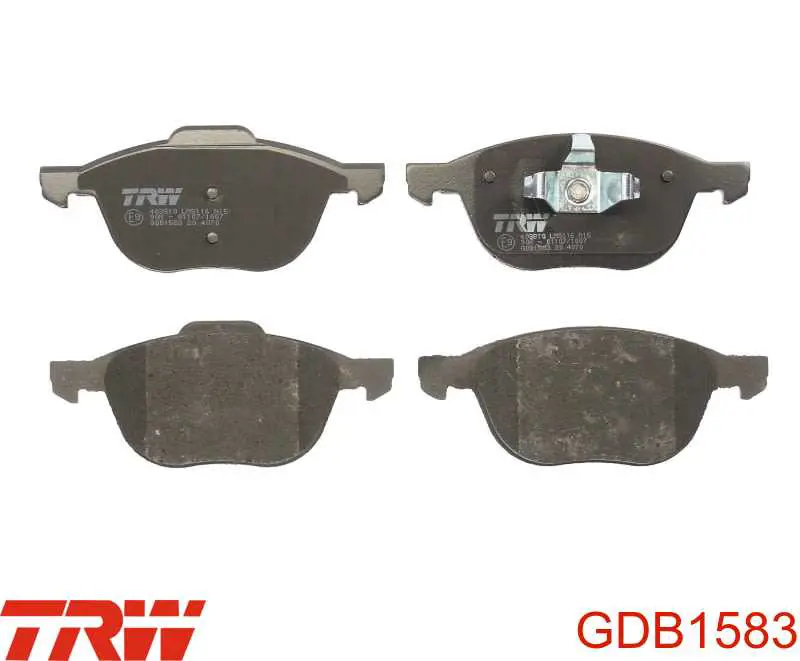 Передние тормозные колодки GDB1583 TRW