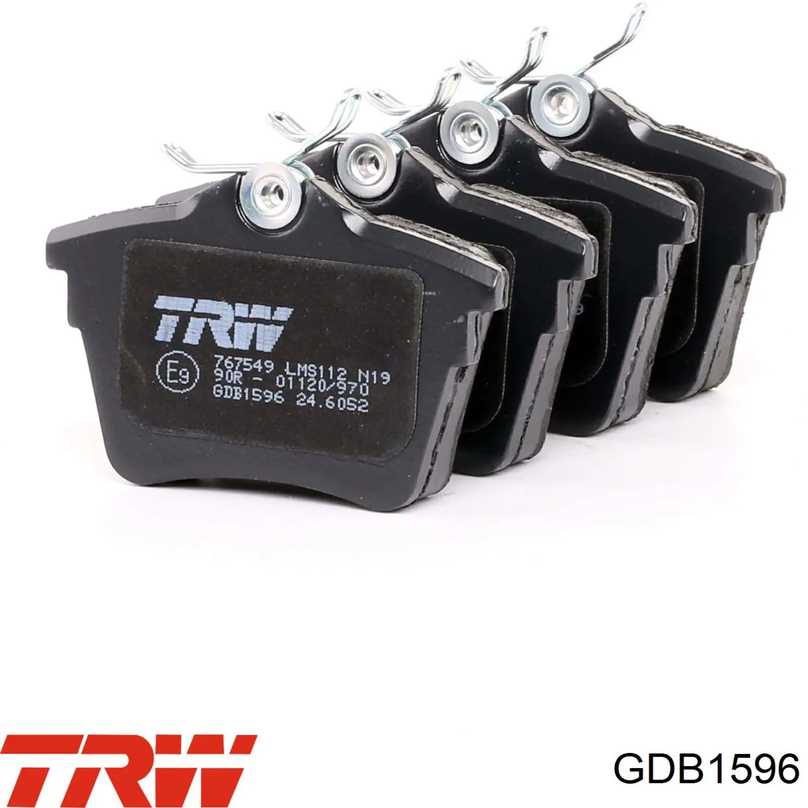 Задние тормозные колодки GDB1596 TRW