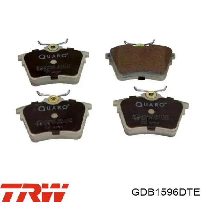 Задние дисковые колодки TRW GDB1596DTE