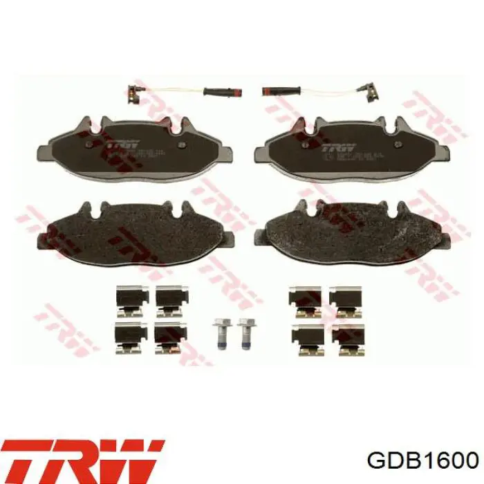 Купить GDB1600 TRW Колодки тормозные