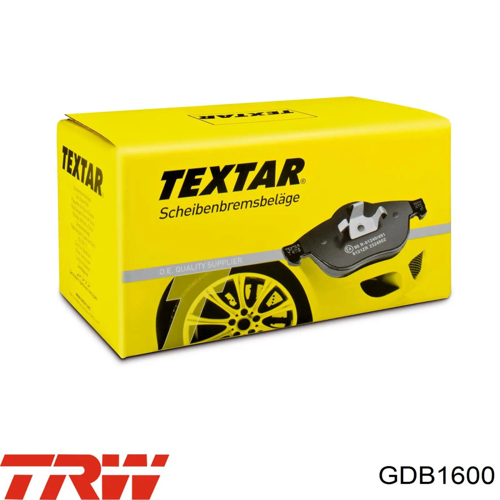 Передние тормозные колодки GDB1600 TRW