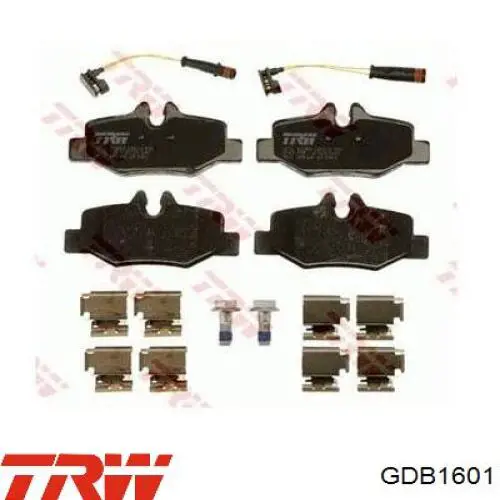 Колодки дисковые  TRW GDB1601 цена, от 30.95 USD