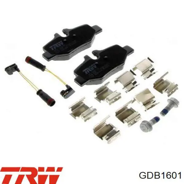 Купить GDB1601 TRW Колодки тормозные задние, дисковые