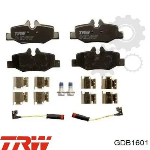 Задние тормозные колодки GDB1601 TRW