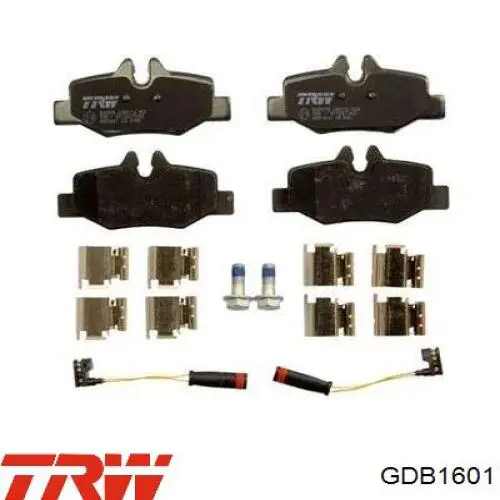 GDB1601 TRW Колодки тормозные дисковые комплект