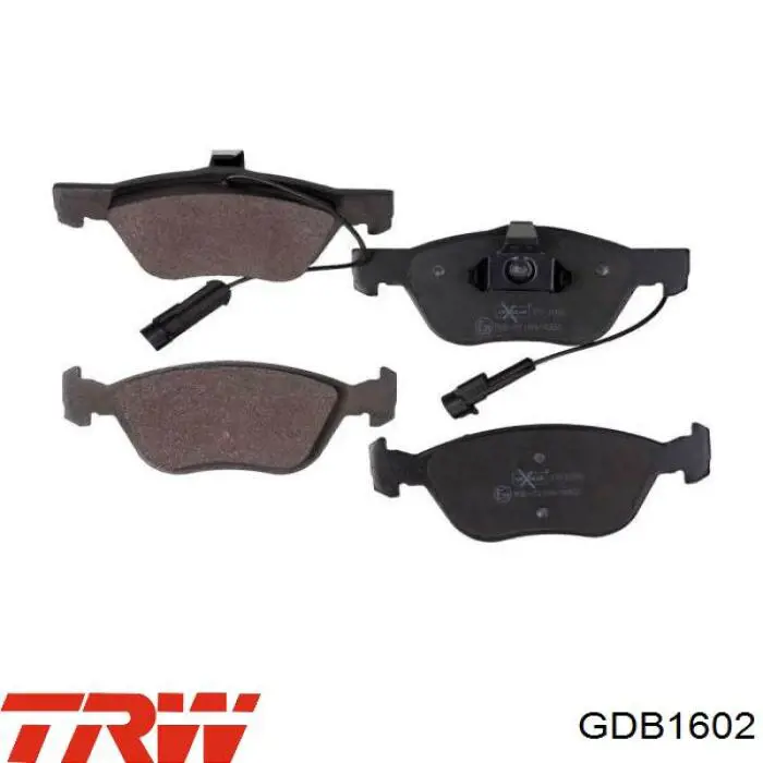 Купить GDB1602 TRW Колодки тормозные