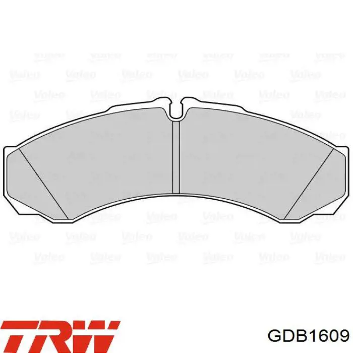 Задние тормозные колодки 302291 VALEO