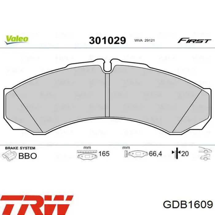 Купить 302291 VALEO Колодки тормозные задние, дисковые