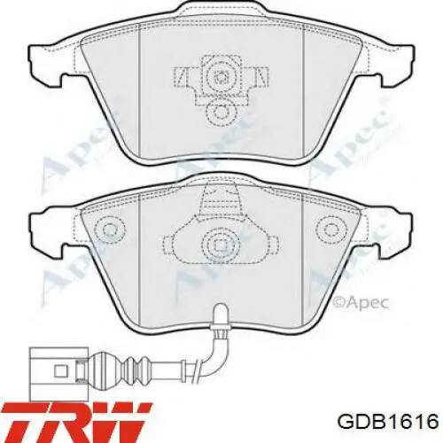 Тормозные колодки TRW GDB1616
