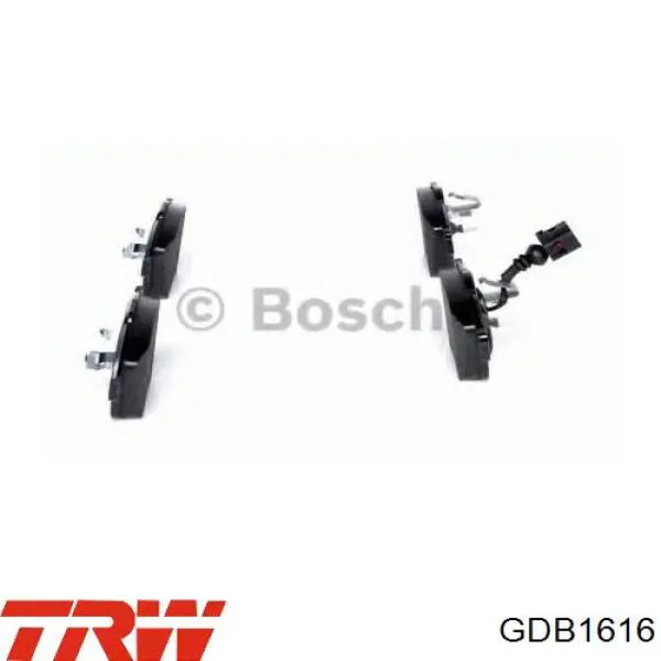 Передние тормозные колодки GDB1616 TRW