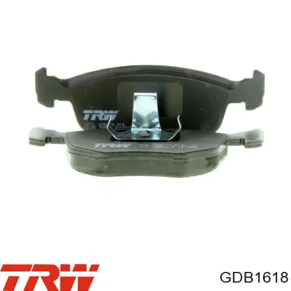 GDB1618 TRW колодки тормозные передние дисковые