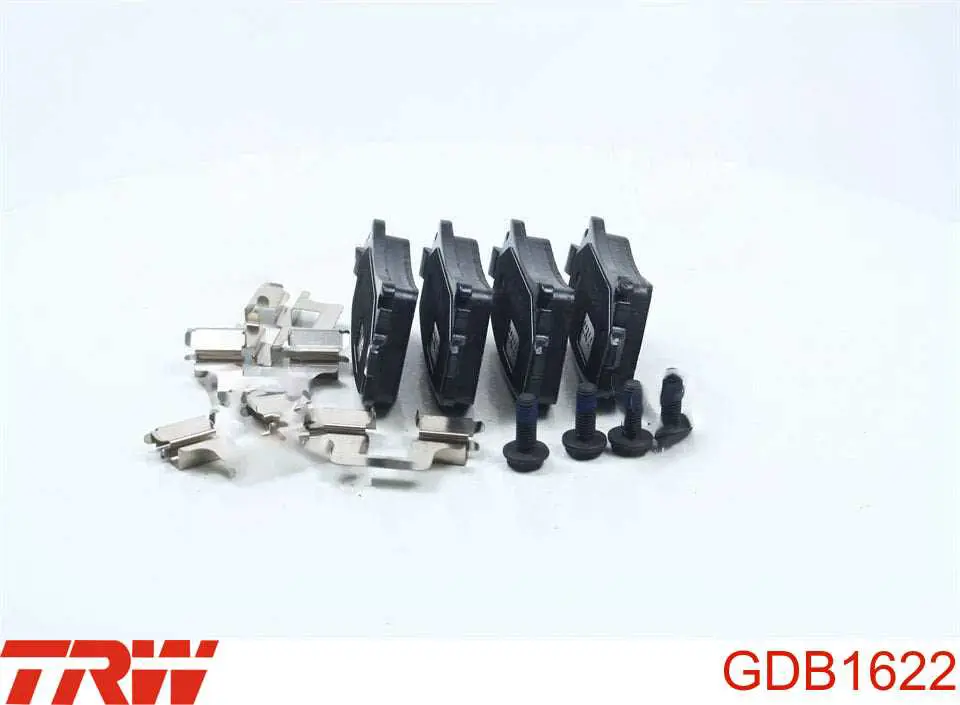 Задние тормозные колодки GDB1622 TRW
