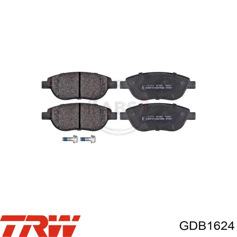 Передние тормозные колодки GDB1624 TRW