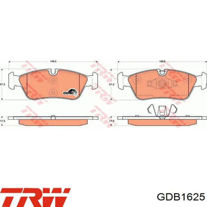 Тормозные колодки Hi-q SP2160